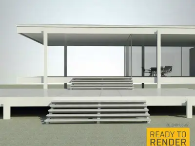 Farnsworth House 3D model