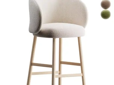  Pottolo Low Stool 3D model
