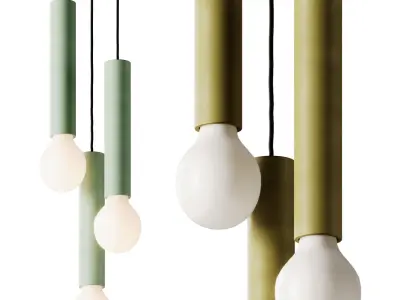 Ila Maxi Trio Pendant Lights by Plato Design 3D model