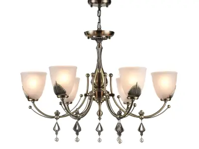 Chandelier Basil RC146-PL-06-MG Maytoni Classic Free 3D model