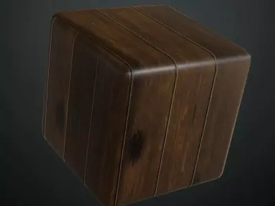 Weathered Grey Wood Planks PBR Seamless Texture