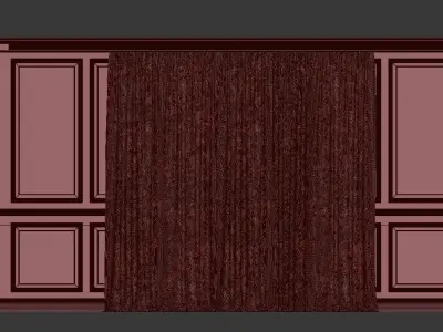 Curtain Set 210 3D model