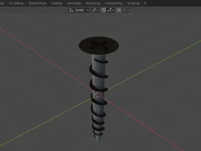 self-taping screw Free 3D model