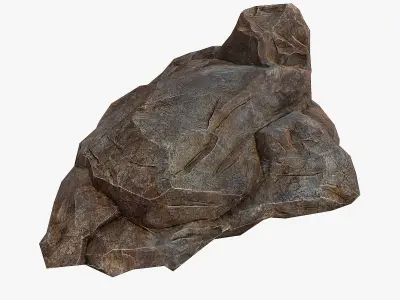 Big Stone low poly Low-poly 3D model