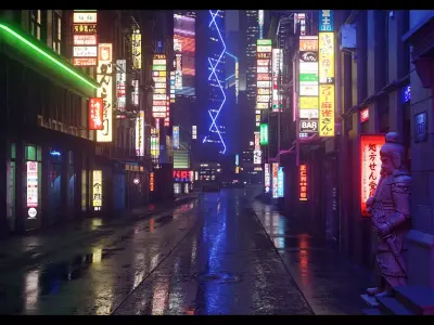 Tokyo Street model 3D model