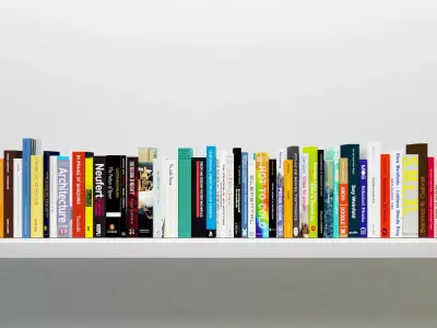 Set of Architecture Books - Books Christmas Tree  3D model