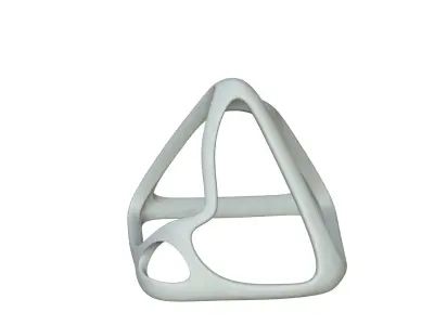 SciFi Cube Object No 57541 Low Poly Shape Low-poly 3D model