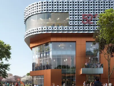 Modern Urban Retail Complex 3D model