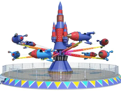 Rocket Carousel  3D model