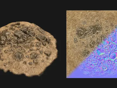 Environment Bundle Low-poly 3D model