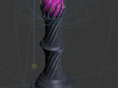 Blood Master - crystal ball 01 3D model