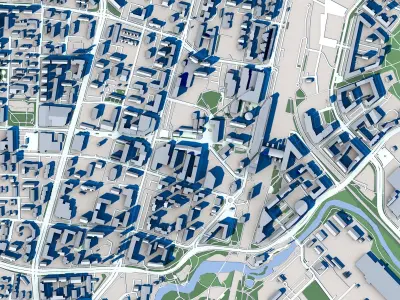 Vantaa City Finland 3D model