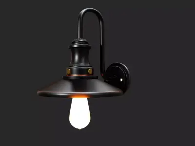 lamp wall 3D model