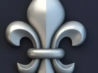 Decorative patterns CNC machine output 3D model