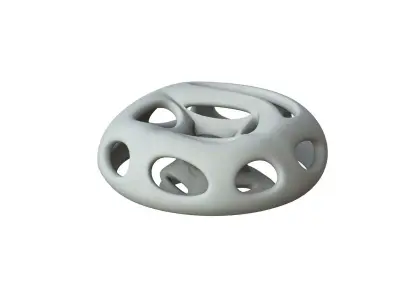 SciFi Cube Object No 66271 Low Poly Shape Low-poly 3D model