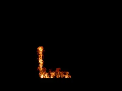 Fire combastion burn window 3D model