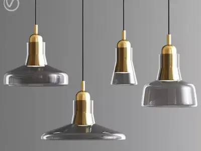 Shadow Mini Ceiling Pendant 3D model