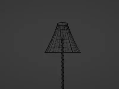 Vintage Floor Lamp II 3D model