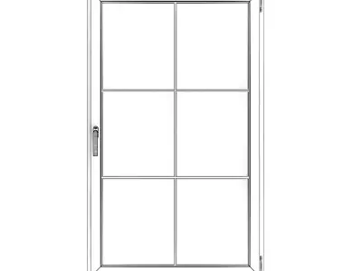 Wooden Window 11 3D model