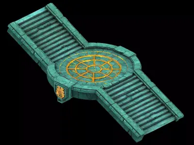 Underground Palace - Palace Passage 01 3D model