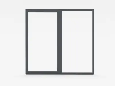 Balcony Door and Windows 03 3D model