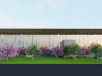 Convention Center Building 3D model