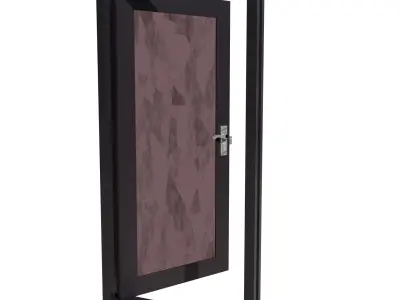 Biometric Smart Lock - Low Poly Fingerprint Lock Low-poly 3D model