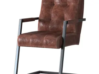 Sergio armchair by PMP furniture Low-poly 3D model