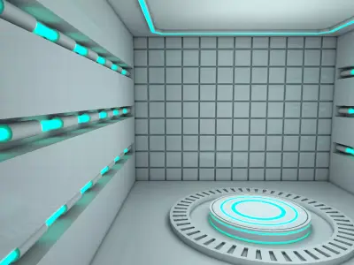 Interior 3D model shop
