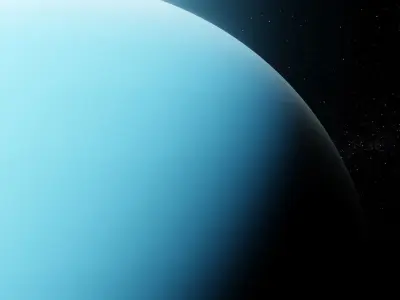 Photorealistic Uranus 4k Textures 3D Model Low-poly 3D model