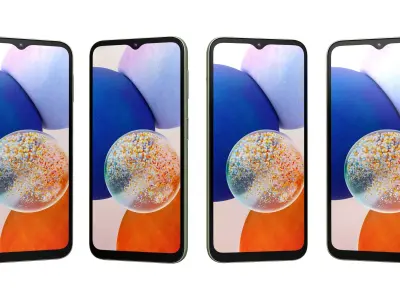 Samsung Galaxy A14 5G Light Green High Poly 3D model