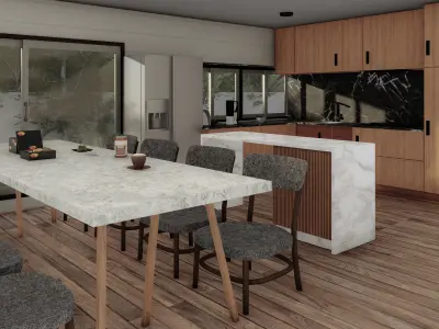 Two Story Container House Design 3D model