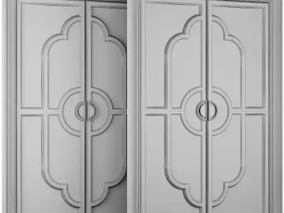 Entrance door set176 3D model