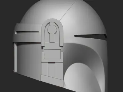 Mandalorian helmet star wars 3D print model