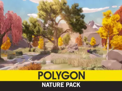 POLYGON - Nature Pack Low-poly 3D model