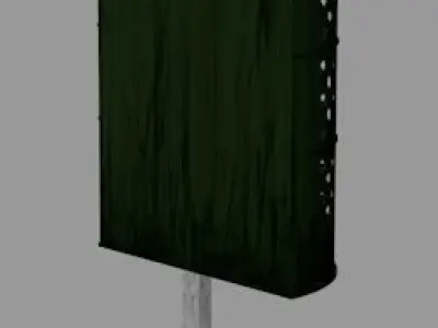 French Street Trash Free 3D model