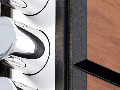 Credo IV - Entrance door 3D model