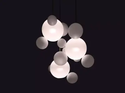Bolle BLS14C Pendant Lamp 3D model