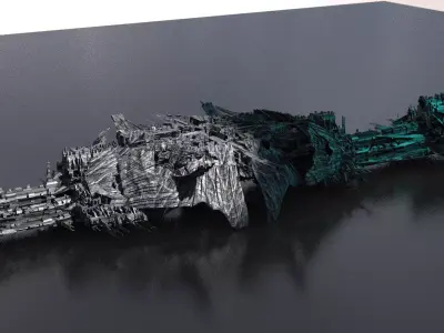 Pacific Ocean Spear Ship base  3D model