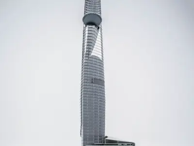 BITEXCO FINANCIAL TOWER Low-poly 3D model