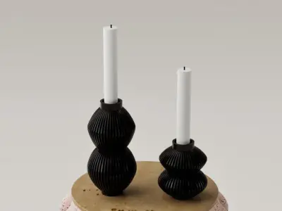 PORTA VELAS - CANDELABROS 3D print model