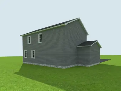 Cape Cod House 9 3D model