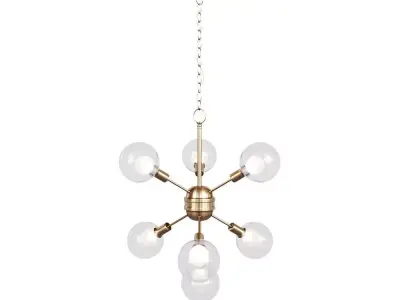 Estella Chain Chandelier small 3D model