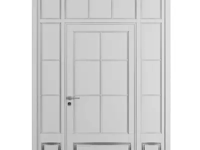 Entrance door set91 3D model