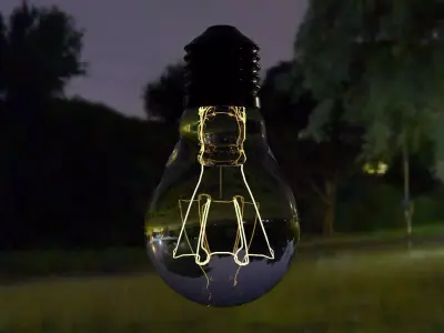 Realistic Bulb light Free 3D model