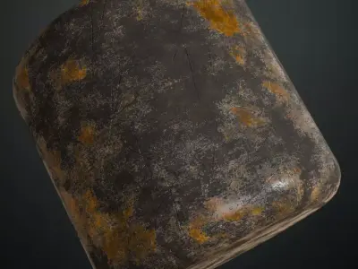 Rust Extreme Metal Painted PBR Seamless Texture