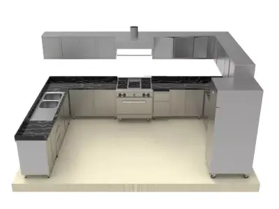KITCHEN 75 3D model