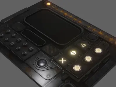 scifi tech 3D model