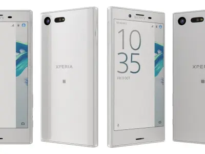 Sony Xperia X Compact White 3D model