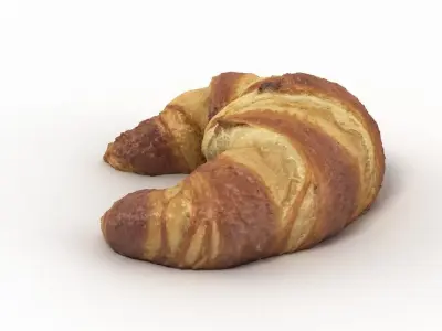Croissant 002 3D model